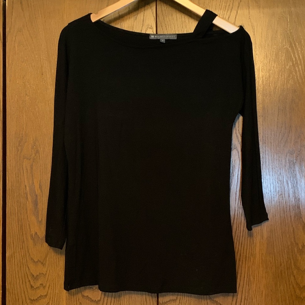 {Elliott Lauren} EUC! Black Long Sleeve Top